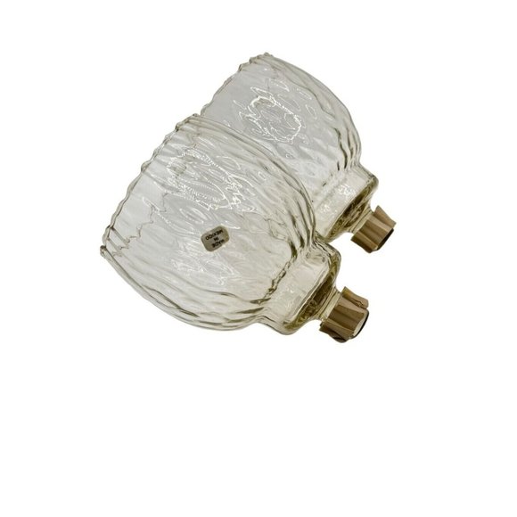 Home Interiors Diamond Optic Peg Votive Candle Holders 1214 BL Set of 2 - Picture 13 of 14